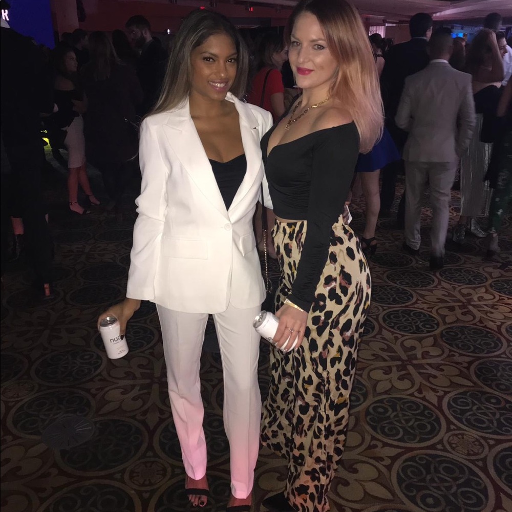 🐆Leopard print high waisted silky pants 🐆